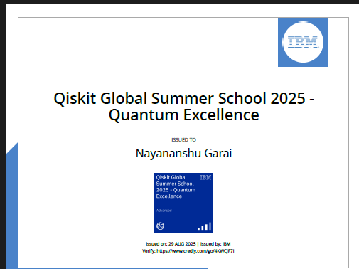 Qiskit Certificate