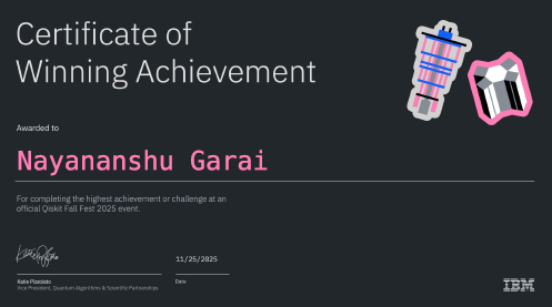 IISc Qiskit Fall Fest